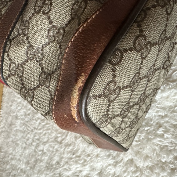 Gucci Supreme Sherry Line Web Monogram Boston Bag - Picture 10 of 14